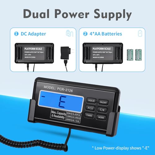 Báscula digital para mascotas y correspondencia con plataforma de acero inoxidable miniatura 5