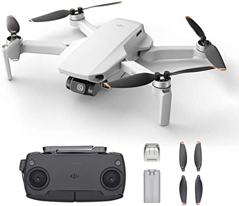 DJI Mini SE, Drone Quadcopter with 3-Axis Gimbal, 2.7K Camera, GPS, 30 Mins Flight Time, Reduced Weight, Less Than 249g, Improved Scale 5 Wind Resistance, Return to Home, for Drone Beginners, Gray