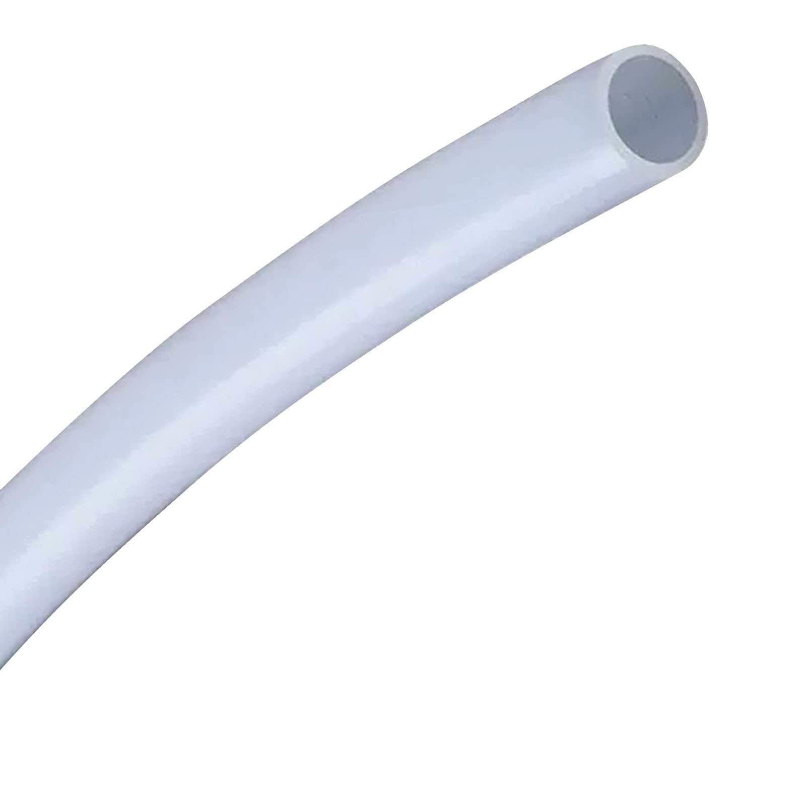 ApuaVireo&Co PTFE-Schlauch, PTFE-Teflonrohr for die chemische Industrie, Innendurchmesser 8 mm, 5 Meter, milchig weiß(OD:10MM)