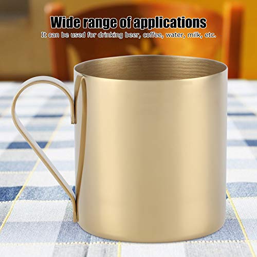 watermok, glad oppervlak 304 roestvrij staal cocktailbeker, hoge hardheid drinkgerei voor het drinken van bier, koffie, water home bar (gouden) - Image 5