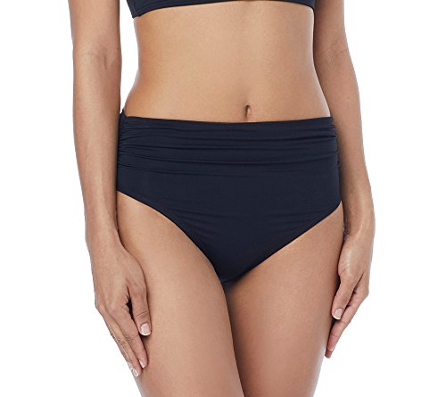 Coco Reef Women's Rollover Bikini Bottom Swimsuit, Castaway Black, X-Large