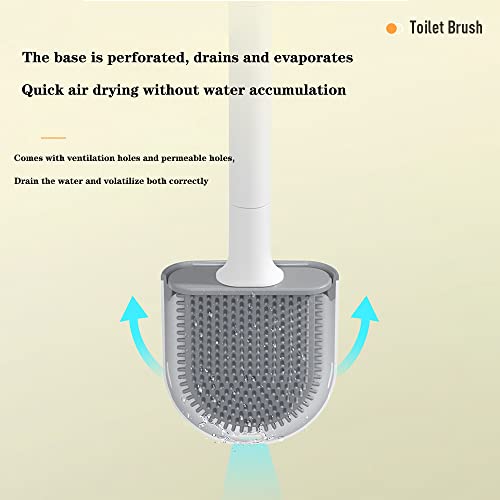 Scopino Bagno per WC con Supporto, Scopino in