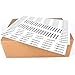 AM 58kHz Security Tags Soft Labels with Barcodes High Adhesion Security Labels Compatible with 58kHz EAS System (5000)