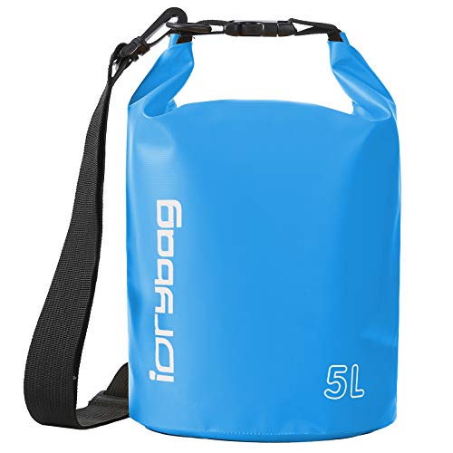 IDRYBAG DRYBAG Bolsas Secas para Kayak Impermeables 2L/5L/10L/15L/20L, Bolsa Seca Pequeña Impermeable Flotante, Saco Seco Impermeable para Paddleboarding y Viajes