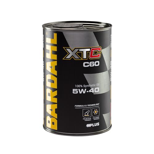 Huile 5W40 Bardahl XTC C60 évite les démarrages difficiles et l'usure à froid 5L