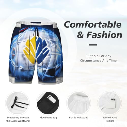 Short de bain doublure compression homme séchage rapide hockey - 5