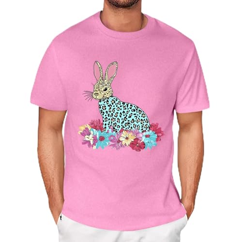 Genérico 2025 Nuevo Jersey con Estampado de Pascua para Hombre, Camiseta Informal, cómoda y Holgada, Camisa de Fiesta Deportiva al Aire Libre