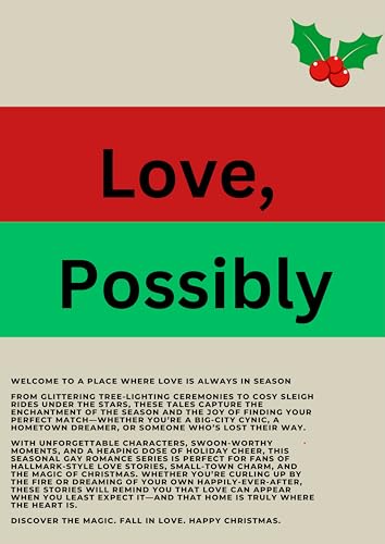 Love, Possibly (Gay Holiday Romance Book 32) (English Edition)