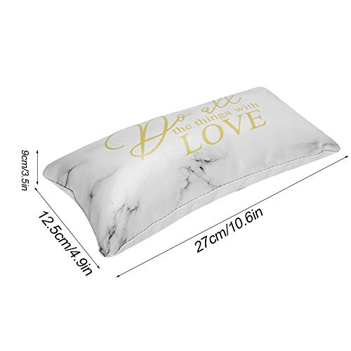 Hand Rest Cushion Manicure Table Mat PU Leather Nail Art Pillow Manicure Nail Desk Mat Salon and Home Use(Nail Art Pillow) - Image 2