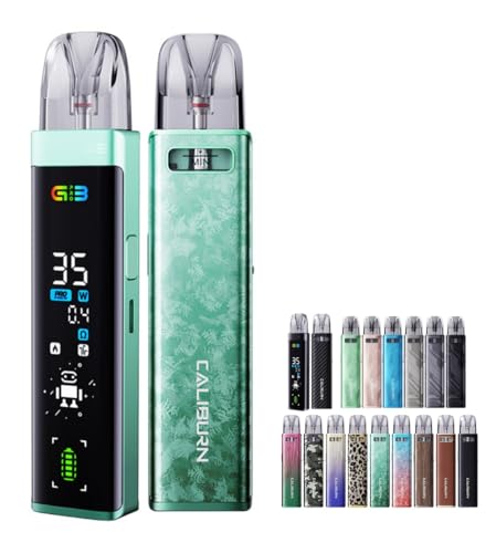 ij[J[j[EF Caliburn G3 Pro Pod X^[^[Lbg Jo[ W[X[ v |bh System Kit 1000mAh 3ml dq^oR Vape xCv (Frozen Green)