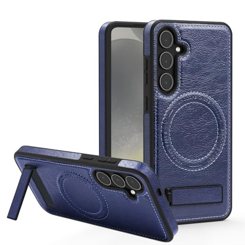 Image of Lunivop for Samsung Galaxy s25 Case PU Leather 6.2 inch Blue