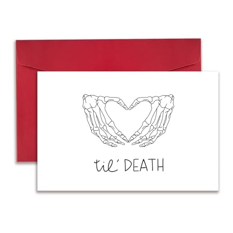 RollupJoy Gothic Halloween Wedding Card Cover