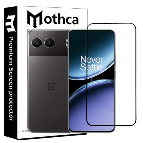 Image of Mothca Military-Grade Tempered Glass Screen Protector Compatible for OnePlus Nord 4 5G with Edge to Edge Coverage - Case Friendly, Anti-Scratch & Bubble-Free Installation Kit