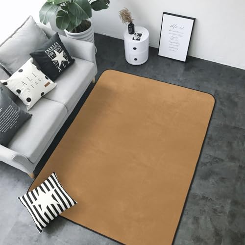 Tapis de sol en flanelle marron isolant et ultra doux - 5