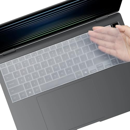 MUBUY-GOL Cover Tastiera per Samsung Galaxy Book 3 Pro 360 16'' NP960XFG NP964XFG, 15.6'', Ultra 16'', Protettore-Trasparente