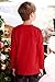 Child Girl's Christmas Holiday Crew Neck Sweatshirt Long Sleeve Funny Xmas Ugly Top Red Merry Christmas 14 Years