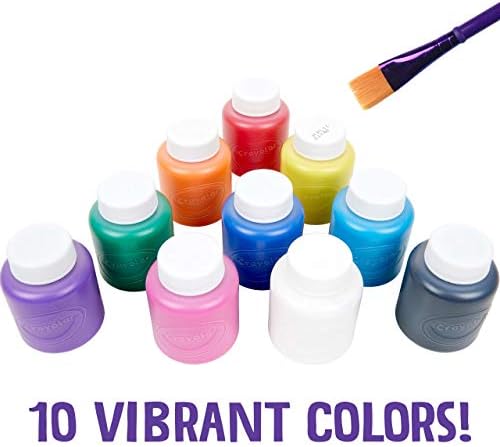 Crayola 10 59ml Paint Jars Assorted Classic Colours Arts & Crafts 6 41nTCSUlbIL. AC