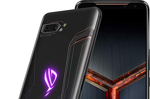 ASUS ROG Phone 2 (ZS660KL) Smartphone 128GB ROM 8GB RAM Snapdragon 855 Plus 6000 mAh NFC Android 9.0 - GSM Only International Version, No Warranty (Black)