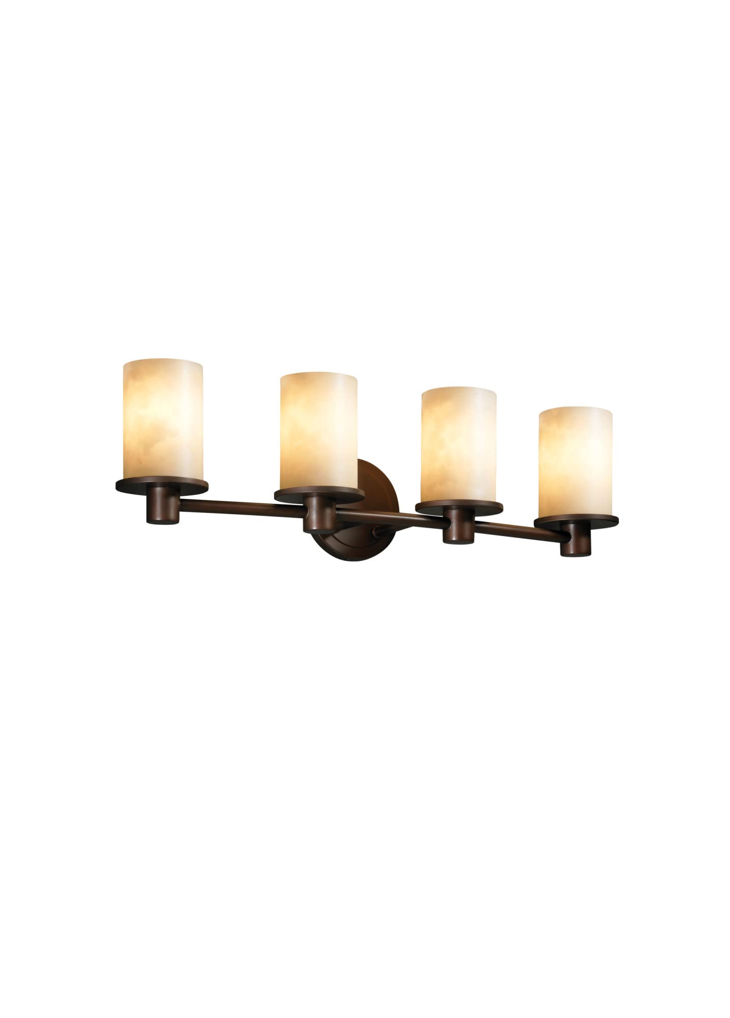 Justice Design Group CLD-8514-10-DBRZ Justice Design Group CLD-8514-10  Clouds 4 Light Vanity Light - - Amazon.com