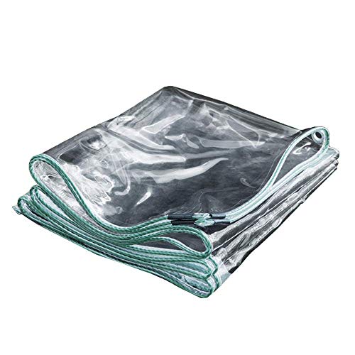 WWWANG Thickened Tarpaulin Waterproof Cloth Waterproof Sunscreen Tarpaulin Truck Plastic Color Strip Cloth Shade Oxford Canvas Three-wheel Canopy (Size : 1 * 2M)