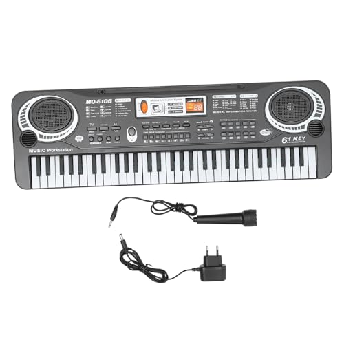 HEALSOPTHY Piano Electrónico Infantil Teclas Multiusos Juguete Educativo Seguro de Abs para Niñas Teclado Musical Adorable para Aprendizaje Temprano
