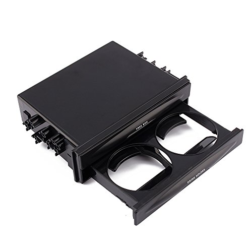 Portavasos y organizador para auto 1DIN negro miniatura 2