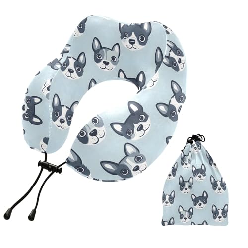 Almohada viscoelástica cuello tamaño único multicolor miniatura 1