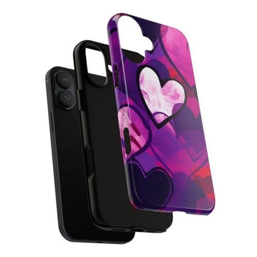 Coque cœurs pop art iPhone 16 Plus exprimez votre passion - 3