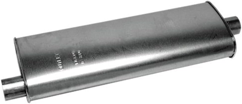 Walker SoundFX Universal 17197 Universal Exhaust Muffler 2.5" Inlet (ID) 2.5" Outlet (ID) for Ford F-350