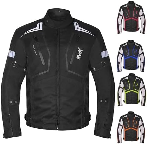 HWK mens Motorcycle Jacket Motorcycle Jacket