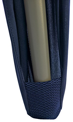 Goldstream Point Navy Blue 32 Inch Round X 30 Inch Tall Spandex Cocktail Tablecloth Folding Cover Stretch #TOP2