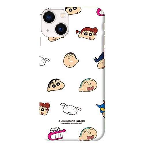 iPhone16 p N񂿂 ^ Xn[hP[X y{甭z CrayonShinchan Face Pattern S1 Slim Case ACtH 16 Ή PC |J[{l[g LN^[ Jo[ Type5 