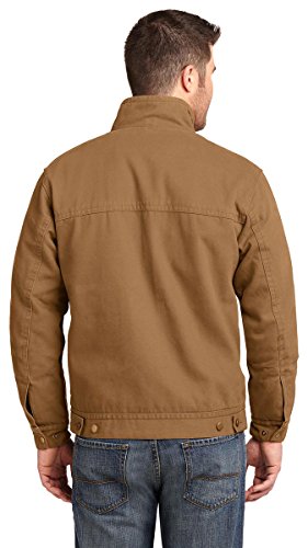 CornerStone Unisex Washed Duck Cloth Flannel-Lined Work Jacket2