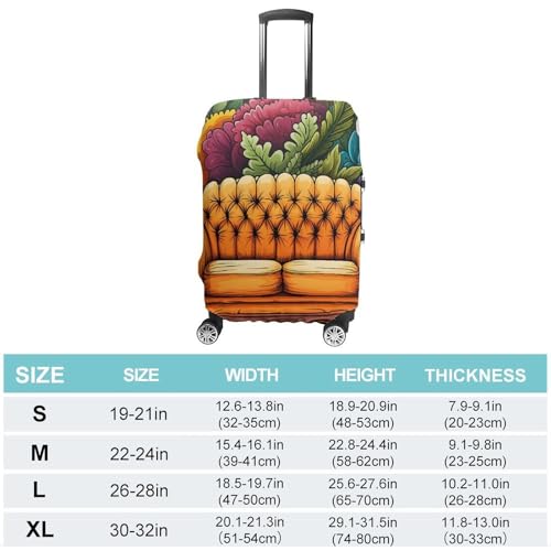 Travel Wheeled Suitcase Sleeve Dustproof Anti-scratch Couch Luggage Case Protective Cover For 19-32 Inch Luggage2