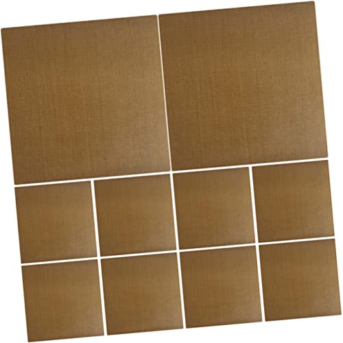 20 adhesivos para plancha de pelo aislantes reutilizables para herramientas de peinado miniatura 4