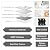Vamos Tile Long Hexagon Peel and Stick Backsplash Tile - 10 Sheets Stick on Backsplash for Kitchen and Bathroom 12.4 x 12 Inch Glossy Carrara White PVC Self Adhesive Mosaic Wall Tiles
