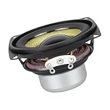 Zqxnt Altavoces pequeños de neodimio de 52 mm, metal ABS de gran potencia