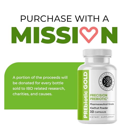 Intestinal Fortitude PREbiotic Gold: Kiwifruit Fiber, Butyrate & Prebiotic Restore Supplement to Support The Gut, Immune & Digestive Support, Anti-Bloating & Leaky Gut Repair, Dairy-Free Capsules