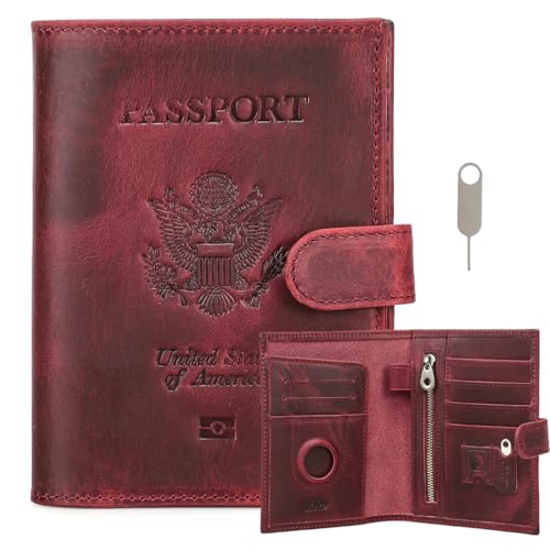 Portefeuille de passeport Airtag anti-RFID pour sécuriser vos données de voyage