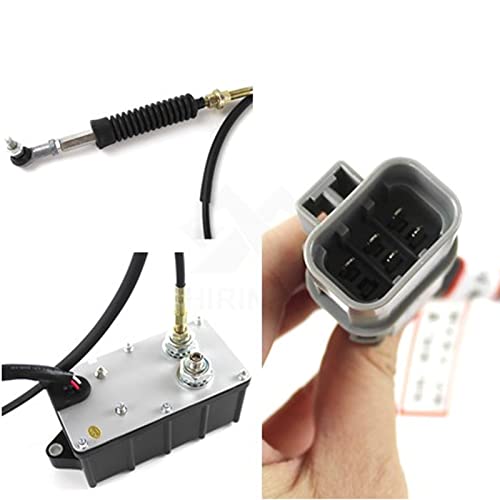 523-00006 Engine Control Throttle Motor 1.5M Cable For Doosan Solar 225Lc-5 220Lc-5 290Lc-5 330Lc-5 Excavator #TOP6