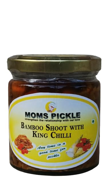 MOMS PICKLE Homemade Bamboo Shoot With King Chilli (bhut jolokia) Pickle 180g (B0CN1MYJ1M) Amazon Price History, Amazon Price Tracker