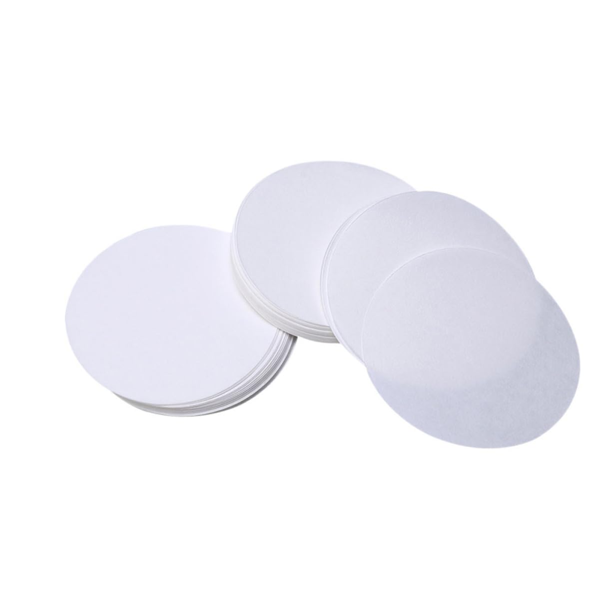 SOLUSTRE Chemistry Lab Filter Paper 100 Pcs 12.5cm Diameter Qualitative Industrial Use
