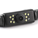 Car Backup Camera Rear View LED Night Vision Waterproof Reverse Camera with Multiple Mount Brackets for Universal Cars SUV Trucks RV and More