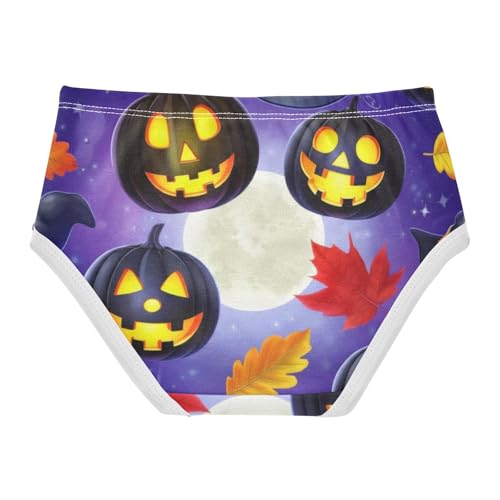 Cotton Girls Underwear Toddler Halloween Jack Lantern Pumpkin Cute Panties Girl Aesthetic Underpants Briefs 2t2