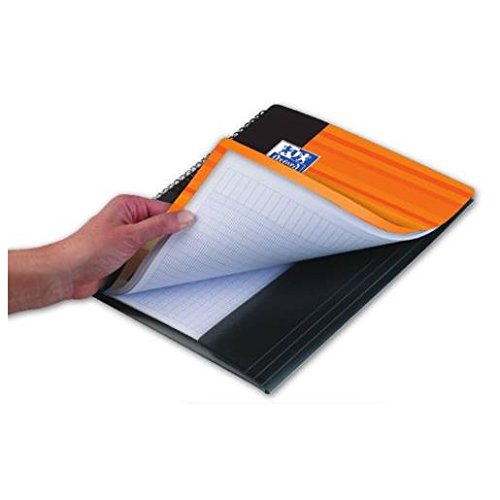 OXFORD Lot de 5 Cahiers ETUDIANT "Nomadbook" 24x31 cm Séyès 160 pages 90g avec chemise intégrée