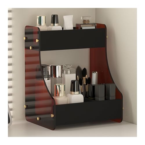 Desktop Storage Shelf Countertop Acrylic Bathroom Storage Rack Makeup Organizer