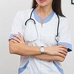 Bomieux Nurse Watch for Nurses Doctors Women Men,Waterproof Analog Watches with Luminous Dial and Japanese Quartz Movement,Easy to Read Military Time Watch with Second Hand, 12/24 Hours,Silicone Band - Image 5