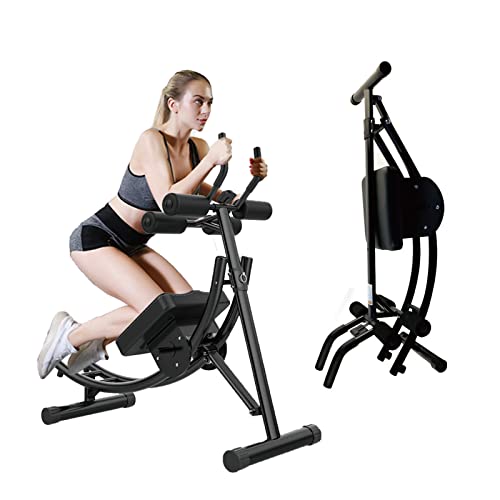 BIGTREE Heimtrainer klappbar ,Bauchtrainer, Rückentrainer, Ab Trainer mit Knieauflage, Profi Fitnessgerät mit LCD-Display, Trainingsgeräte für Rumpf, Fitnessgeräte für zuhause Cover