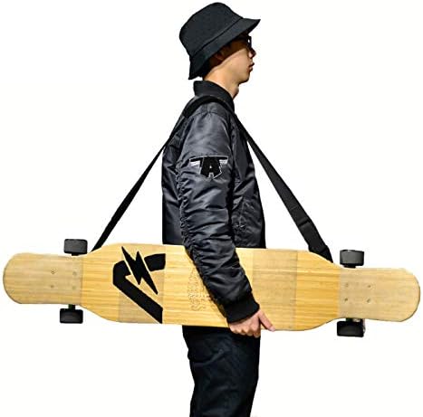 YS Sport Longboard Skateboard Sling Shoulder Carrier Backpack Shoulder Carry Strap