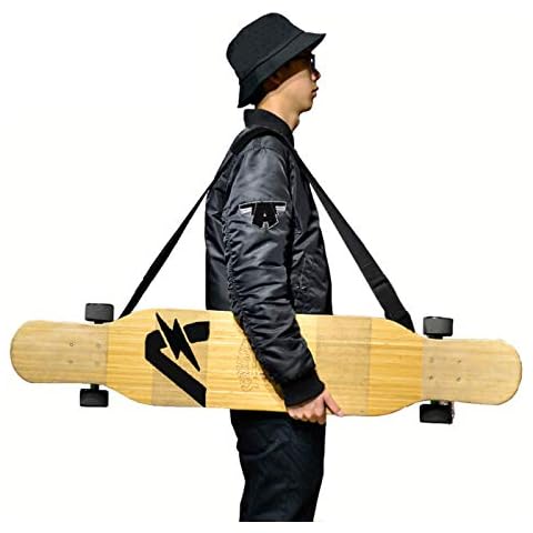 YS Sport Longboard Skateboard Sling Shoulder Carrier Backpack Shoulder Carry Strap Cover